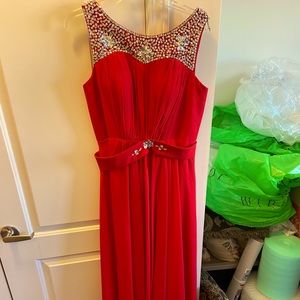 Red Prom/formal dress.